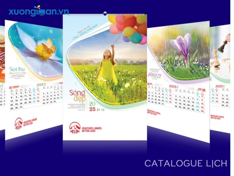 Dịch vụ đặt lịch Tết đẹp, thiết kế theo yêu cầu, giá hợp lý
