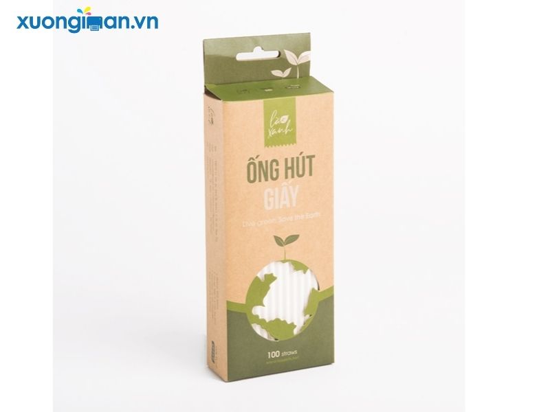 In hộp giấy đựng ống hút Đẹp_Rẻ_Thân thiện môi trường