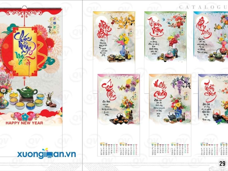 In lịch tết giá rẻ Hà Nội nhanh chóng, theo yêu cầu