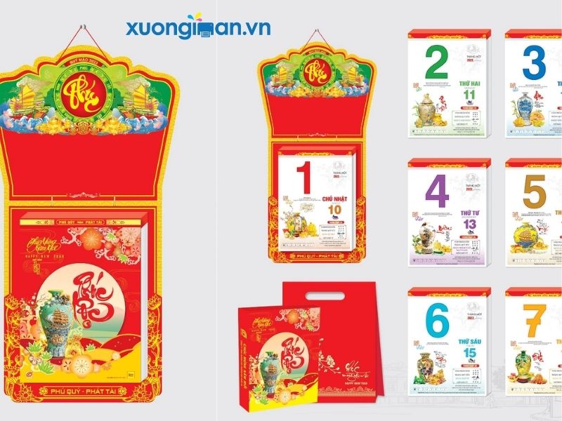 In lịch tết giá rẻ Hà Nội nhanh chóng, theo yêu cầu