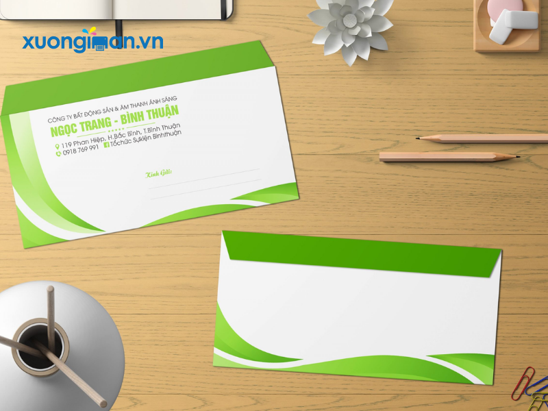 In phong bì tại Xưởng In Ấn uy tín, chuyên nghiệp