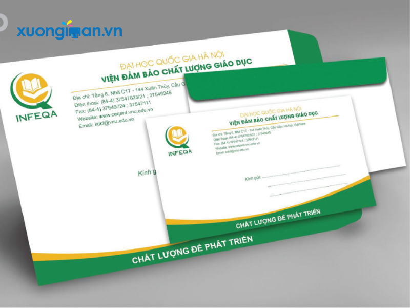 Một số lưu ý khi in phong bì theo yêu cầu