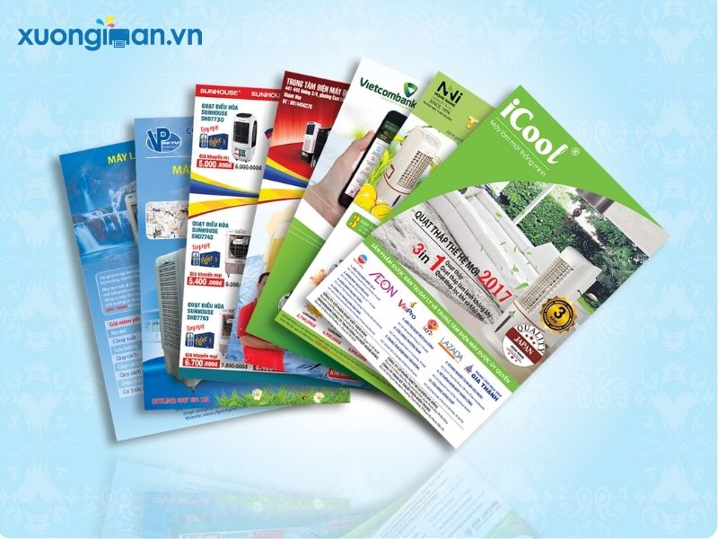 Quy cách in tờ rơi giá rẻ HCM tại Xưởng In Ấn