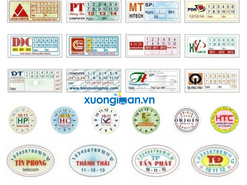 Quy trình đặt hàng in tem bảo hành điện thoại