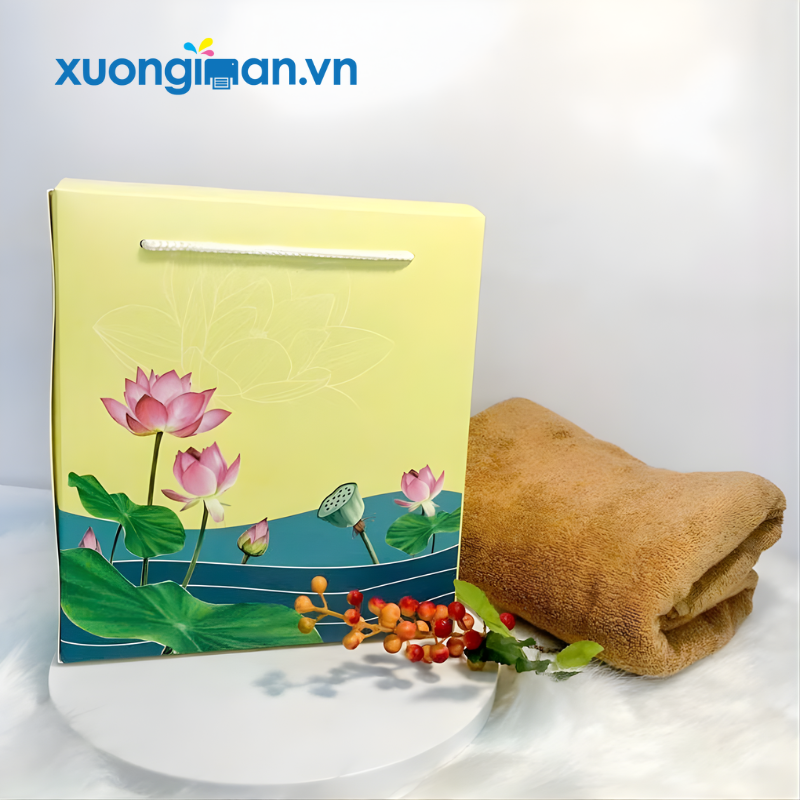 in hộp khăn mặt