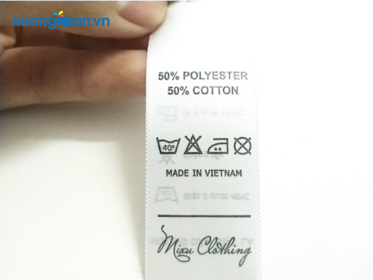 Xưởng in nhãn mác quần áo tại Hưng Yên giá rẻ theo yêu cầu