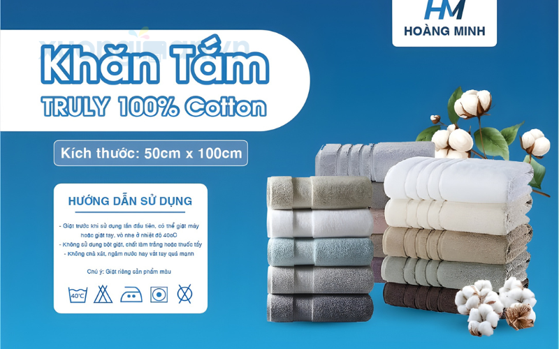 Địa chỉ in tem mác khăn mặt tại Thái Bình theo yêu cầu khách hàng