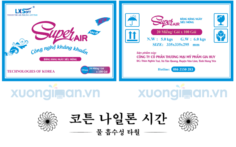 Địa chỉ in tem mác khăn mặt tại Thái Bình theo yêu cầu khách hàng