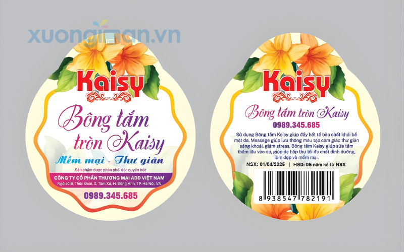 Địa chỉ in tem mác khăn mặt tại Thái Bình theo yêu cầu khách hàng