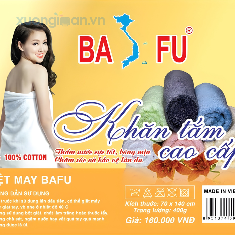 Địa chỉ in tem mác khăn mặt tại Thái Bình theo yêu cầu khách hàng