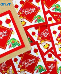 in tem nhãn dán quà tết