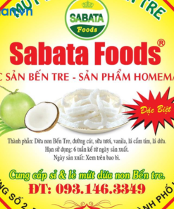 in tem nhãn mứt dừa