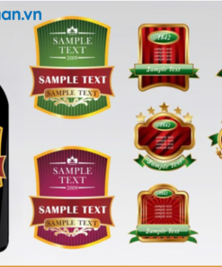 in tem nhãn rượu