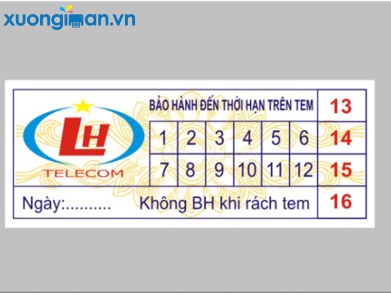 mẫu tem dán hàng hóa