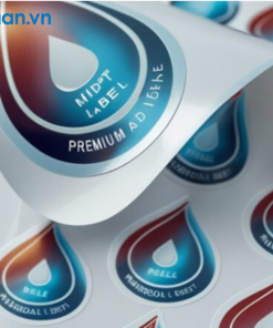 mẫu tem giọt nước