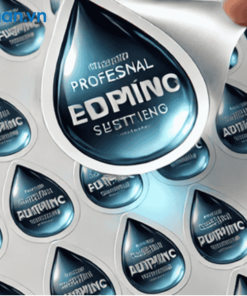 mẫu tem giọt nước