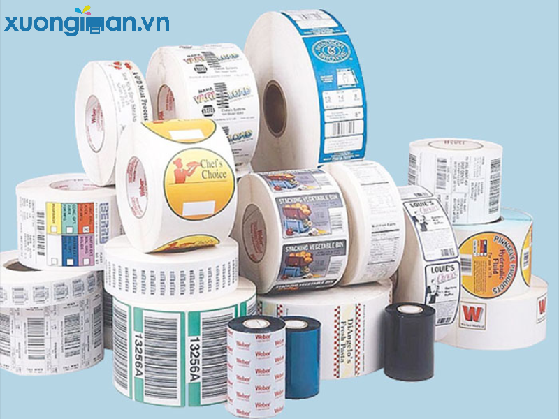 chất liệu in tem mác phổ biến