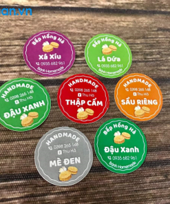 in tem nhãn ăn vặt