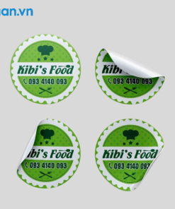 in tem nhãn ăn vặt