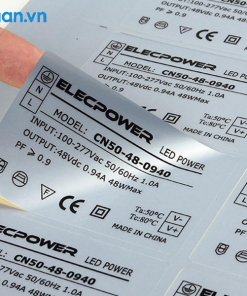 in tem nhãn ăn vặt