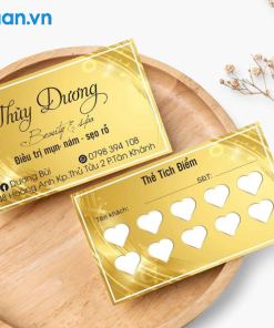 in tem tích điểm