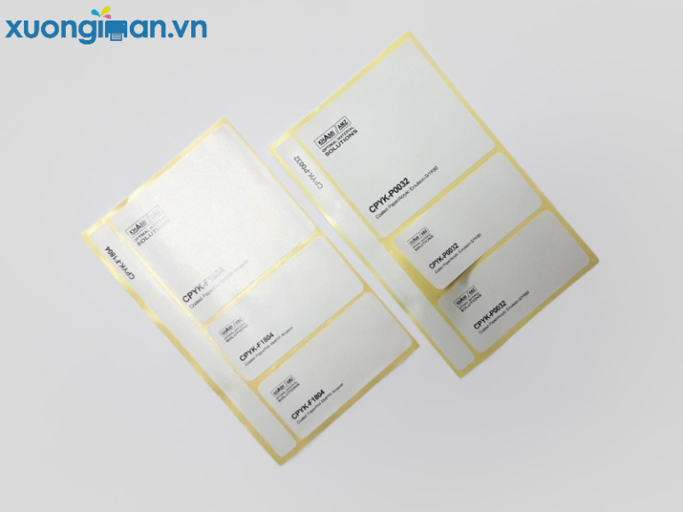 5 loại tem mác thường được sử dụng nhất hiện nay