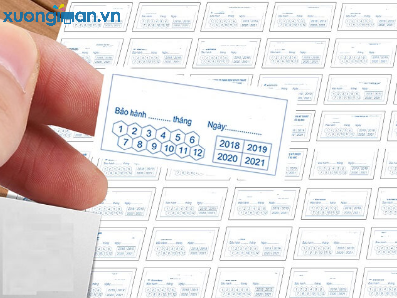 5 loại tem mác thường được sử dụng nhất hiện nay