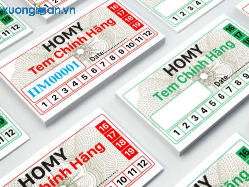 In tem bảo hành tại Hà Nội