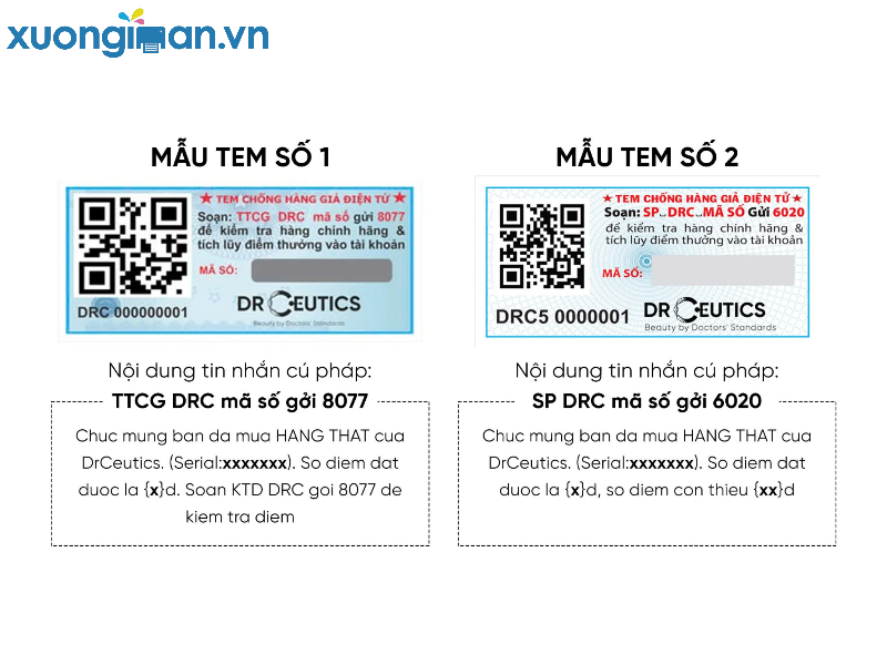 In tem chống hàng giả