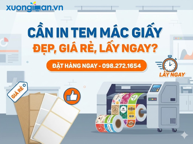 in tem mác giấy