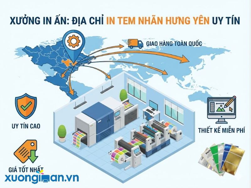 in tem nhãn Hưng Yên