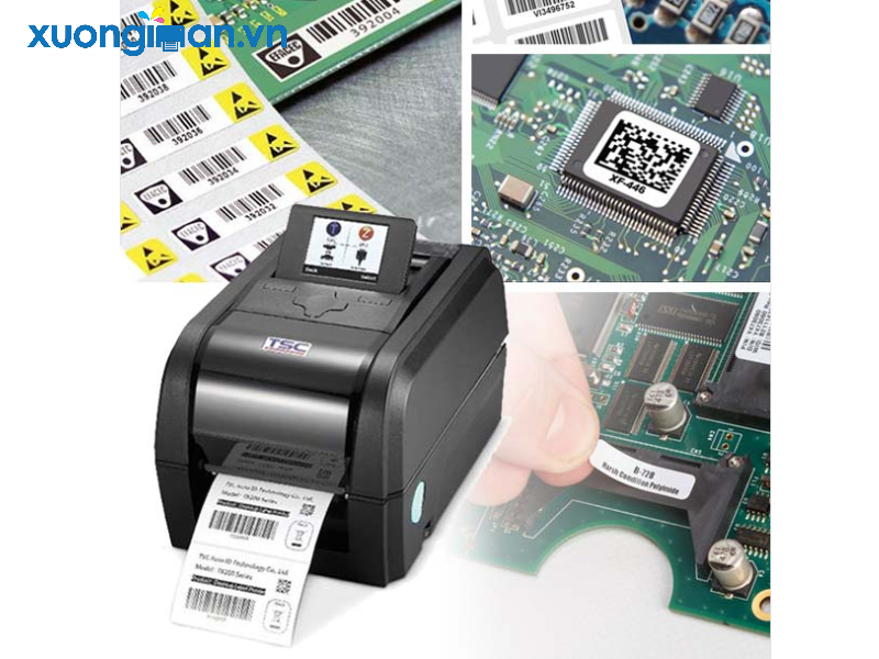 in tem nhãn linh kiện điện tử