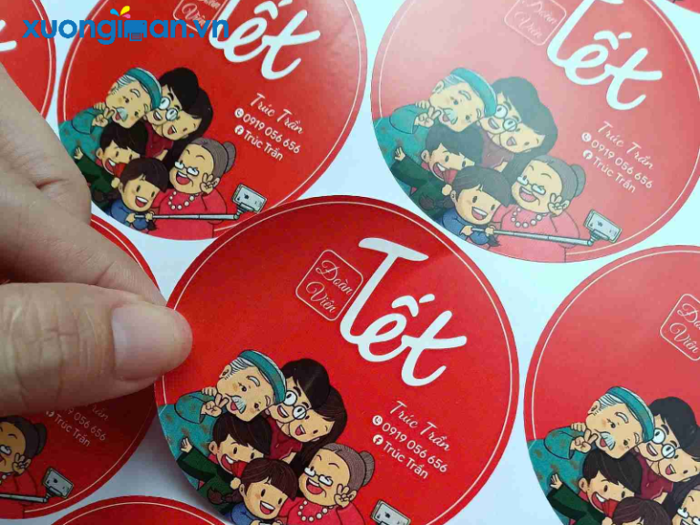 mẫu tem dán tết