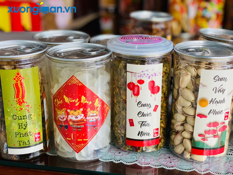 mẫu tem dán tết