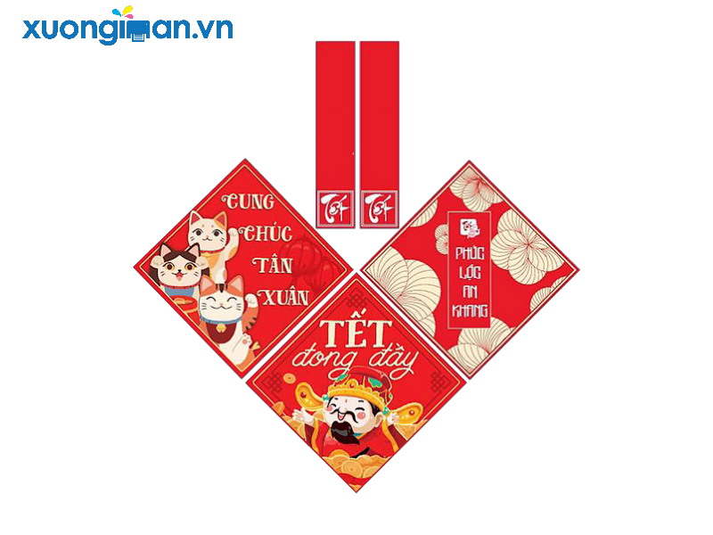 mẫu tem dán tết