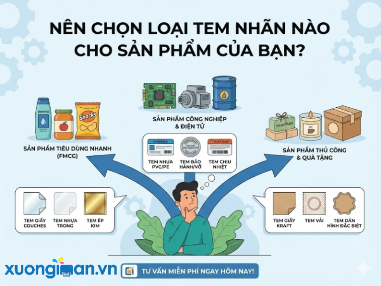 phân biệt các loại tem nhãn