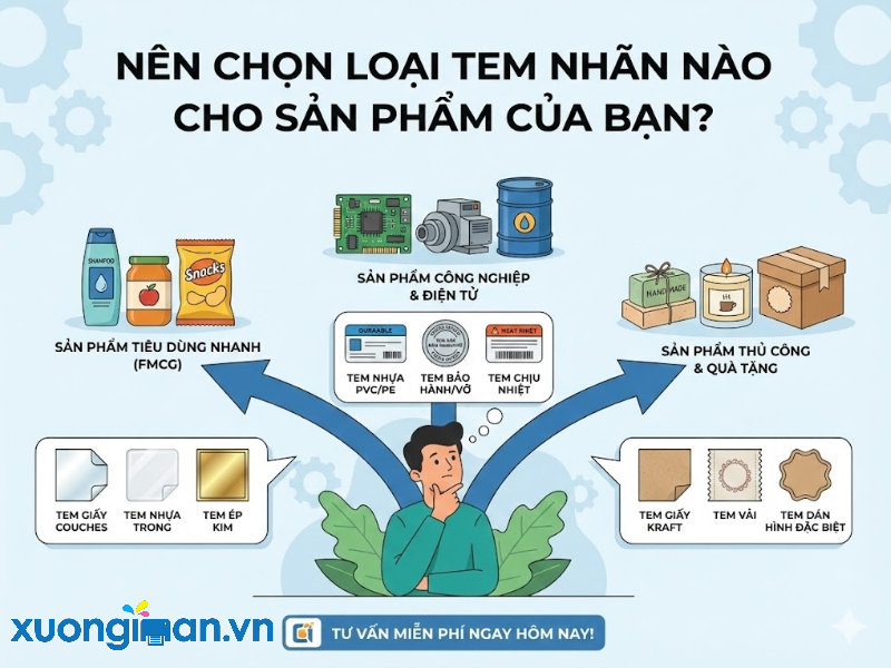 phân biệt các loại tem nhãn