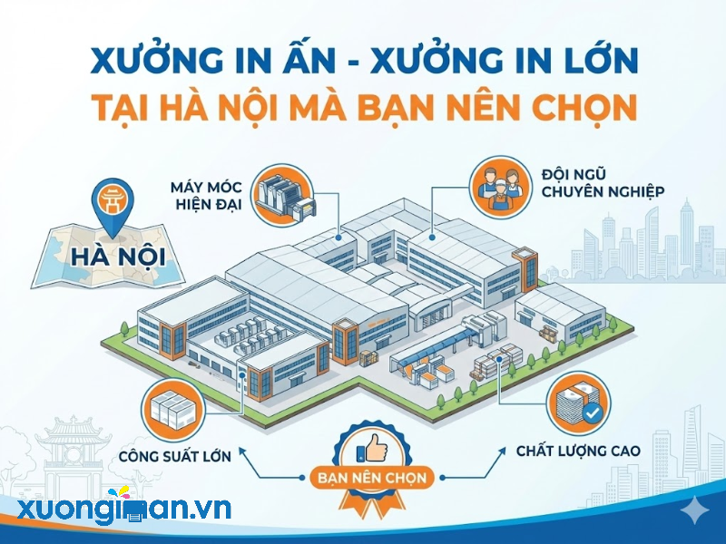 xưởng in lớn tại hà nội